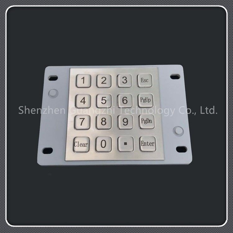 Washable Usb Numeric Keypad Stainless Steel Material 4x4 Matrix Layout